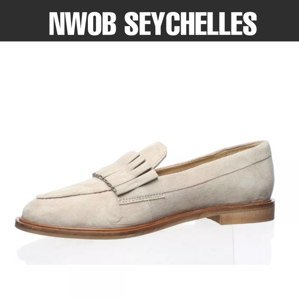 NWOB SEYCHELLES FLATS SAND suede